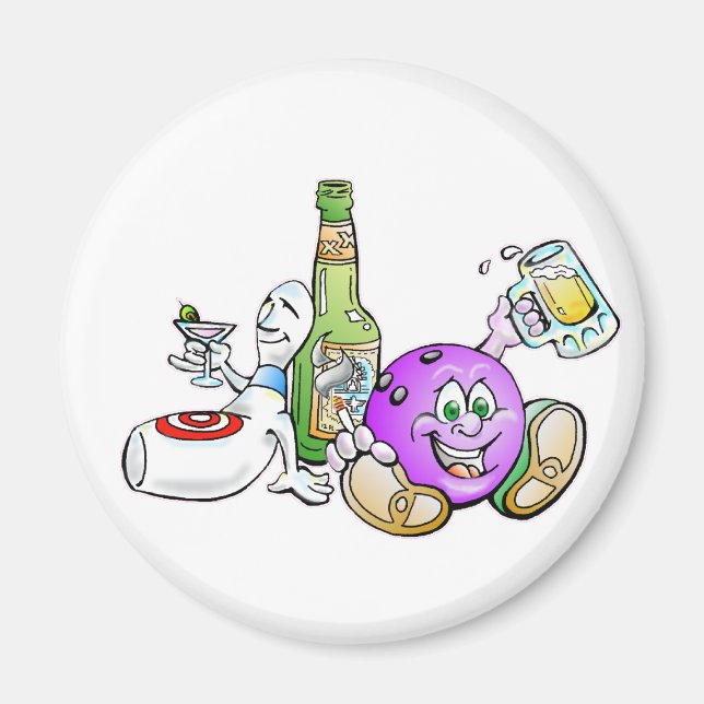 Here for the Beer! Magnet (Front)