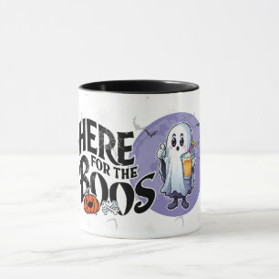 Here for the Boos Drink Up and Get Your Spook On Mug