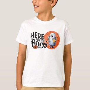 Here for the Boos Drink Up and Get Your Spook On T-Shirt