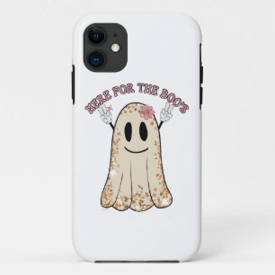 HERE FOR THE BOO'S funny spooky halloween ghost iPhone 11 Case