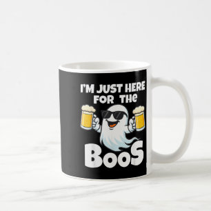 Here for The Boos Ghost Sunglasses Funny Halloween Coffee Mug