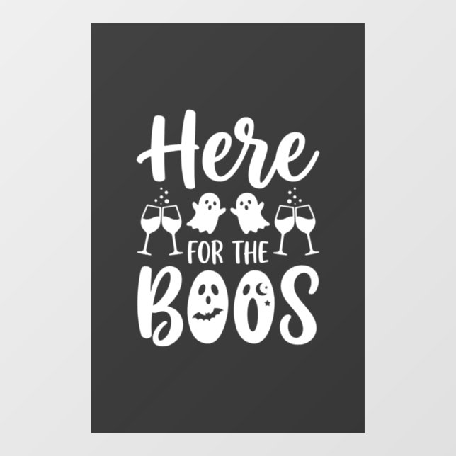 Here For The Boos Halloween Ghost Design_1 (Sheet)