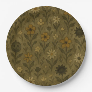 Here for the "Boos" Happy Halloween Paper Plate