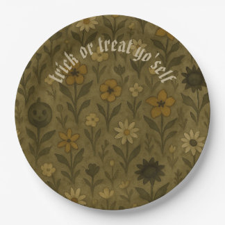 Here for the "Boos" Trick or Treat Yo'Self Paper Plate