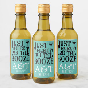 Here for the Booze Wine Label