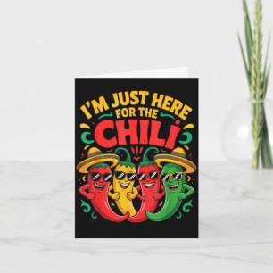 Here for the chilli funny chilli cook off team cre card