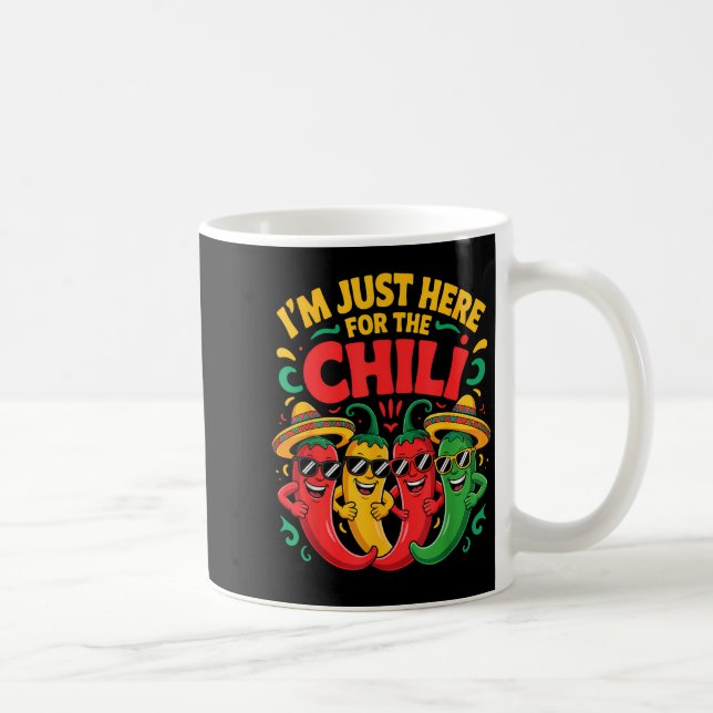 Here for the chilli funny chilli cook off team cre coffee mug (Right)