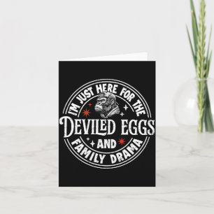 Here for The Deviled Eggs and Family Drama Monkey Card