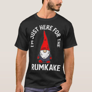 Here For The Krumkake Gnomes Christmas Day Novelty T-Shirt