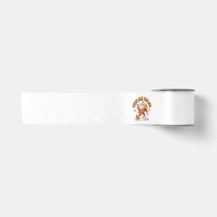 Here for the Pie - Funny Thanksgiving Pumpkin Pie Satin Ribbon