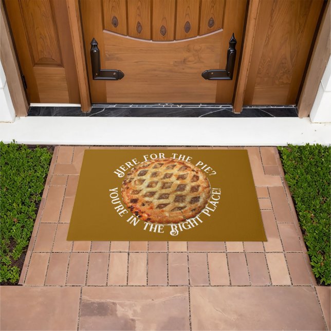 Here For The Pie Thanksgiving   Doormat (Outdoor)