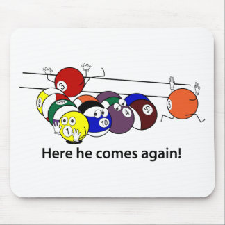 Here He Comes mousepad