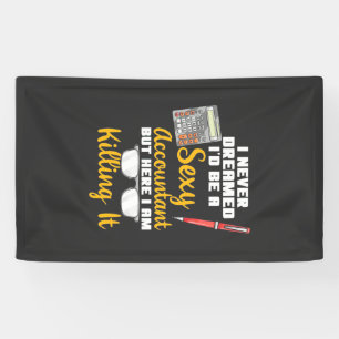 Here I Am A Super Accountant Banner