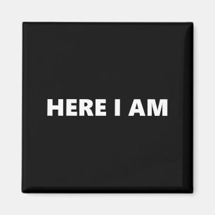 Here I Am Send Me Isaiah 6_8 Christian Faith Bible Magnet