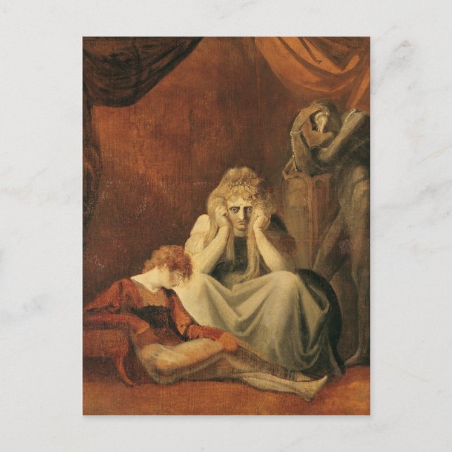 Here I and Sorrow Sit' Postcard (Front)