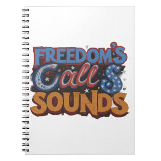 here is a note book design with the text "Free