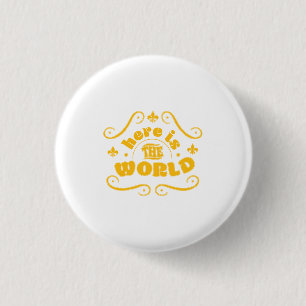 Here is the world 3 cm round badge