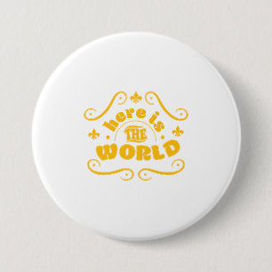 Here is the world 7.5 cm round badge
