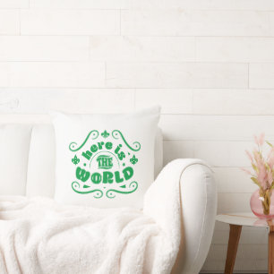 Here is the world cushion