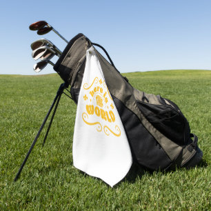Here is the world golf towel
