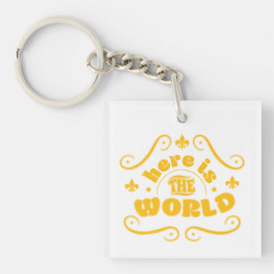 Here is the world key ring