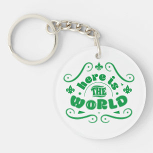 Here is the world key ring