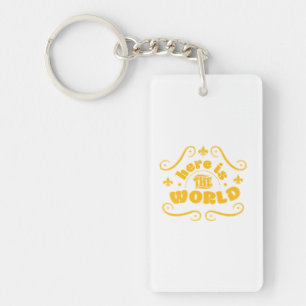 Here is the world key ring
