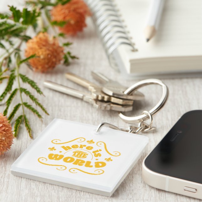 Here is the world key ring (Front Right)