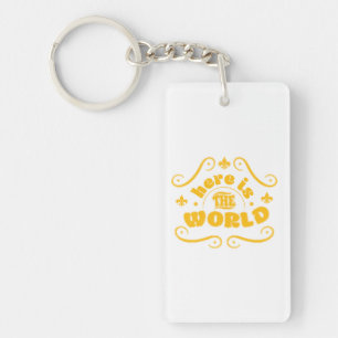 Here is the world key ring