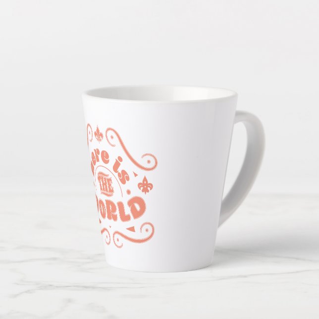 Here is the world latte mug (Right Angle)