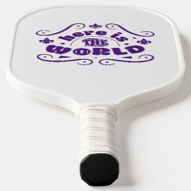 Here is the world pickleball paddle (Laydown)