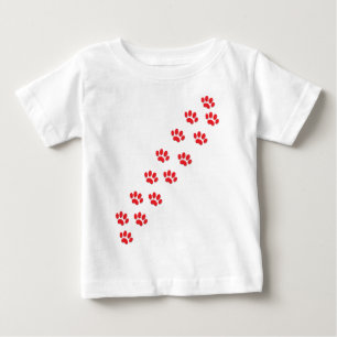 Here Kitty Cat Paws Baby T-Shirt