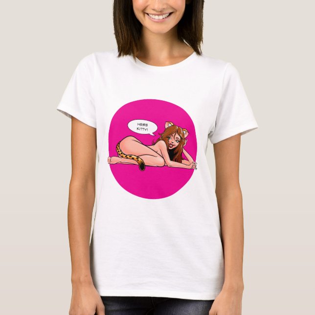 Here Kitty T-Shirt (Front)