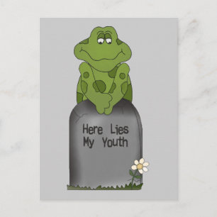 Here Lies My Youth Postcard