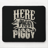 Here Piggy Piggy T Shirt Boar Hunting Vintage Pig