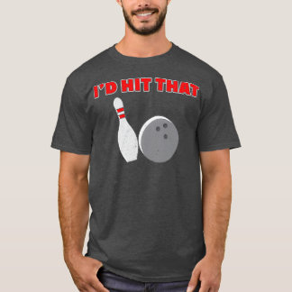 Here The Beer Hilarious Bee Bowling T T-Shirt