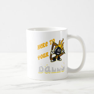 Here To Break Your Billiard Player Snooker Pool 8 Coffee Mug