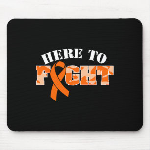 Here To Fight Leukaemia Cancer Warrior Awareness R Mouse Pad