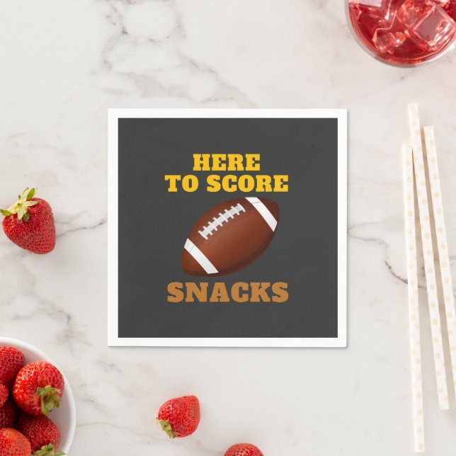 Here To Score Snacks Napkin (Insitu)