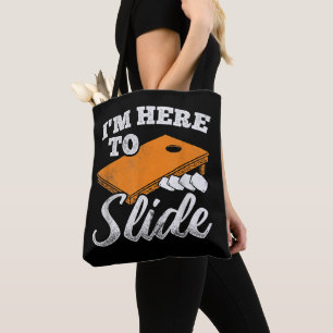 Here To Slide Bag Bean Cornhole