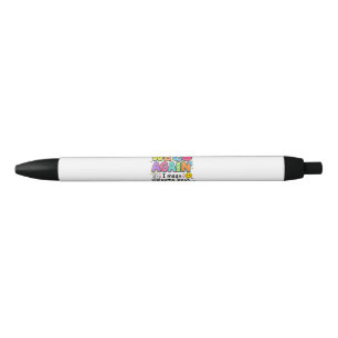 Here We Go Again I Mean Welcome Back Black Ink Pen