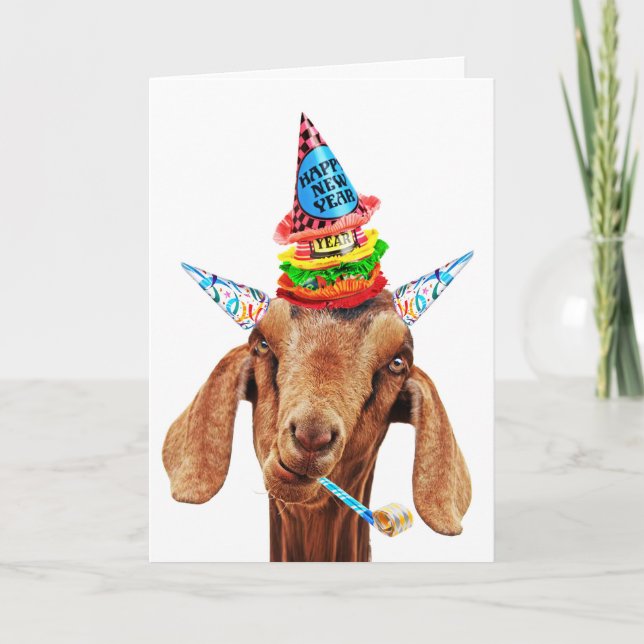 Here We Goat Again card (Front)