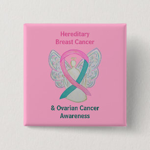 Hereditary Breast & Ovarian Cancer Awareness Pins