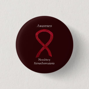 Hereditary Hemochromatosis Awareness Ribbon Pin