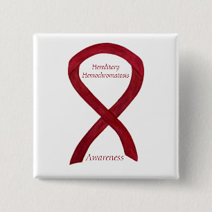 Hereditary Hemochromatosis Awareness Ribbon Pin