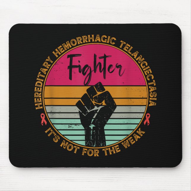 Hereditary Hemorrhagic Telangiectasia awareness Fi Mouse Pad (Front)
