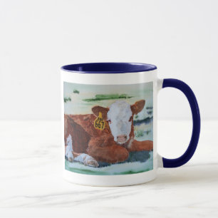 Hereford Calf Mug