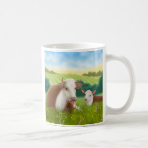 Hereford Cow and Calf Mug