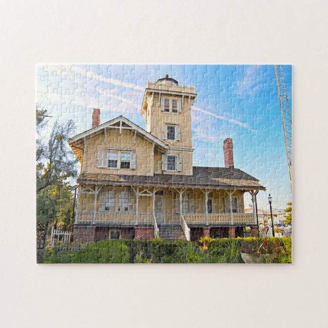 Hereford Inlet Lighthouse New Jersey Jigsaw Puzzle (Horizontal)