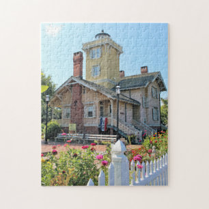 Hereford Inlet Lighthouse, New Jersey Jigsaw Puzzle